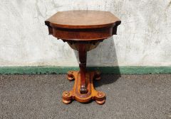 Victorian walnut work table Thumbnail 3