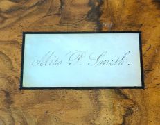 Victorian burr-walnut writing box Thumbnail 6