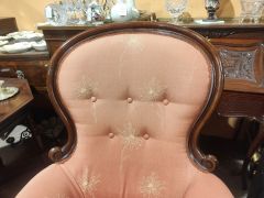 Victorian mahogany armchair Thumbnail 2