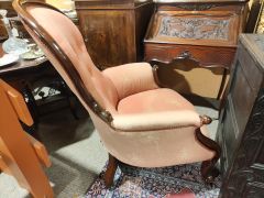 Victorian mahogany armchair Thumbnail 3