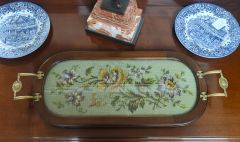 Victorian beadwork tray Thumbnail 4