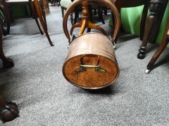 Victorian copper coal scuttle  Thumbnail 3