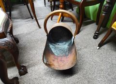 Victorian copper coal scuttle  Thumbnail 4