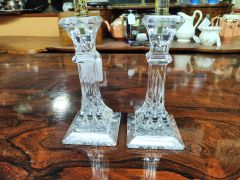 Pair of waterford crystal candlesticks Thumbnail 2