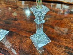 Pair of waterford crystal candlesticks Thumbnail 3