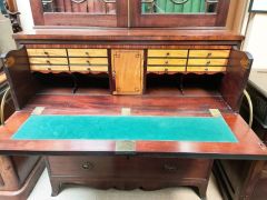 Georgian mahogany secretaire/bookcase Thumbnail 4