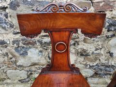 Pair of 19th century mahogany hall chairs  Thumbnail 3