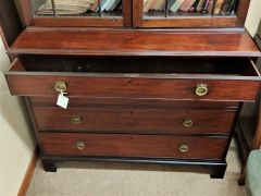 Georgian mahogany bookcase Thumbnail 4