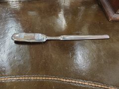18th century irish silver marrow scoop Thumbnail 3