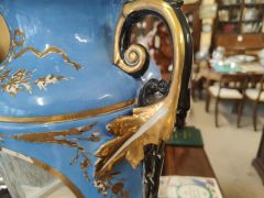 19th century victorian painted vase Thumbnail 3