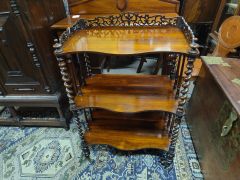 Victorian rosewood wot-not Thumbnail 1