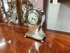 Silver cased clock Thumbnail 2