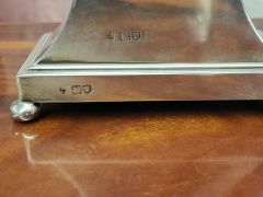Silver cased clock Thumbnail 3