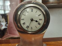 Silver cased clock Thumbnail 6