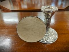 Pair of silver candlesticks  Thumbnail 4