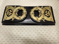 Brass & wooden bookslide Thumbnail 6