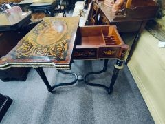Victorian walnut & inlaid card table Thumbnail 3