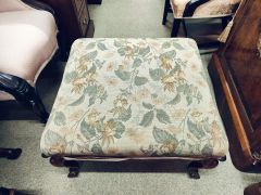 Victorian mahogany stool  Thumbnail 3