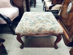 Victorian mahogany stool  Thumbnail 4