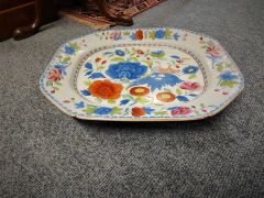 Victorian ironstone plate / platter Thumbnail 2