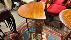 Edwardian mahogany sutherland table Thumbnail 2