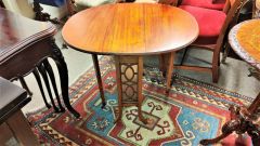 Edwardian mahogany sutherland table Thumbnail 3