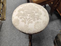 Victorian mahogany stool Thumbnail 3