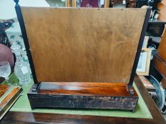 Victorian mahogany mirror Thumbnail 4