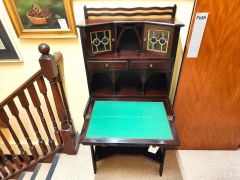 Mahogany arts & crafts desk Thumbnail 2