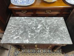 French mahogany marble top chest  Thumbnail 3
