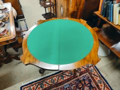 Victorian walnut card table Thumbnail 3