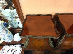 Pair of walnut pedestals with ormolu mounts Thumbnail 3