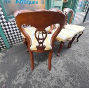 Set of six victorian mahogany chairs Thumbnail 4