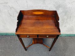 Georgian mahogany side table Thumbnail 3