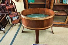 Oak & brass bound jardiniere Thumbnail 4