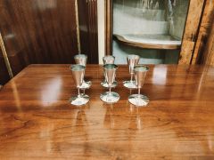Set of six silver miniature goblets Thumbnail 2
