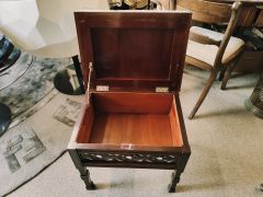 Edwardian piano stool Thumbnail 3