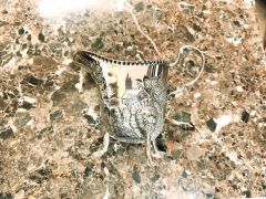 Irish silver cream jug Thumbnail 3