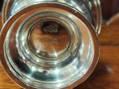 Irish silver three piece condiment set Thumbnail 3