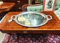 Large two handled silver plated tray Thumbnail 1