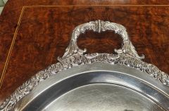 Large two handled silver plated tray Thumbnail 2