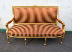Giltwood settee Thumbnail 1