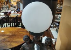 Modern lamp with circular / bowl shade  Thumbnail 3