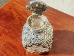 Silver topped perfume bottle Thumbnail 4