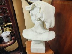 Marble Bust of lady Thumbnail 4