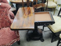 Victorian rosewood tea table Thumbnail 4