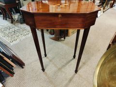 Victorian mahogany work table Thumbnail 2