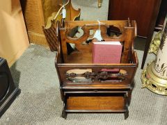 Victorian walnut canterbury Thumbnail 3