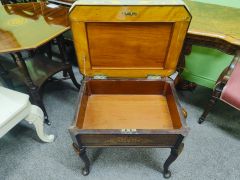 Edwardian rosewood stool Thumbnail 4
