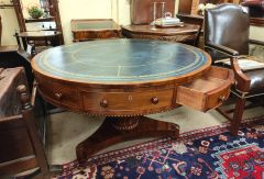William Iv mahogany drum table Thumbnail 3